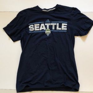 2 SEATTLE SOUNDERS Adidas Medium Performance Tees